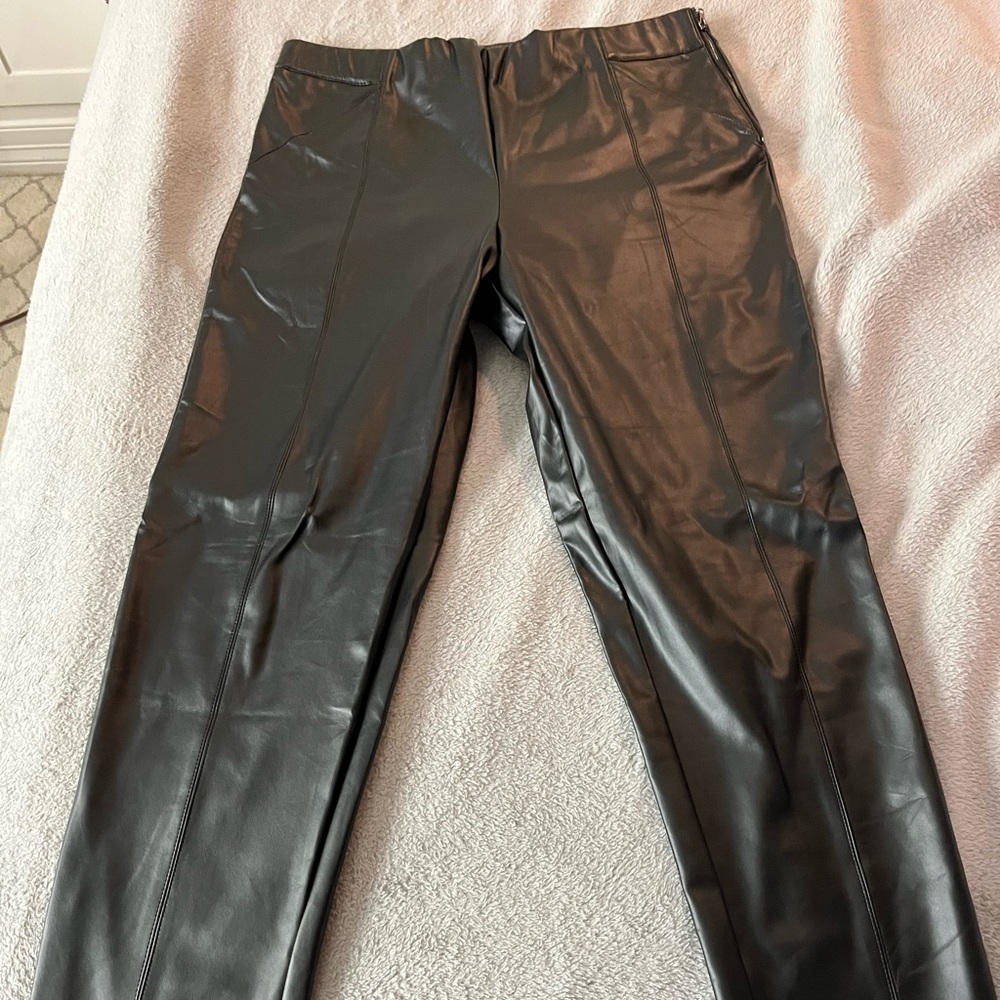 Faux Leather Pants